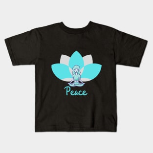 Yoga Peace top Kids T-Shirt